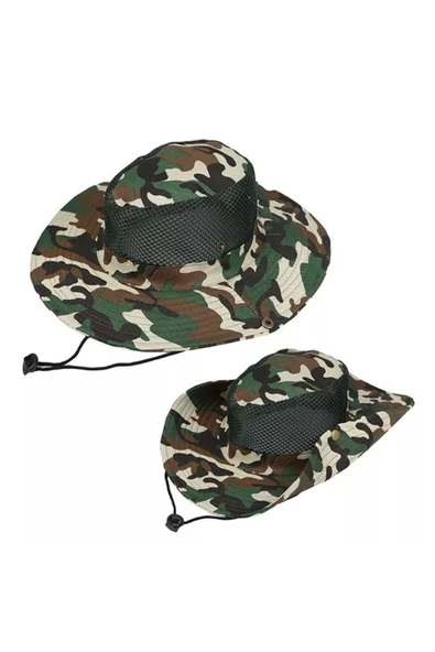 Kardelen Butik Denizli Sniper Camouflage Şapka ( 56-58 Cm ) ( Kahve ) - 4