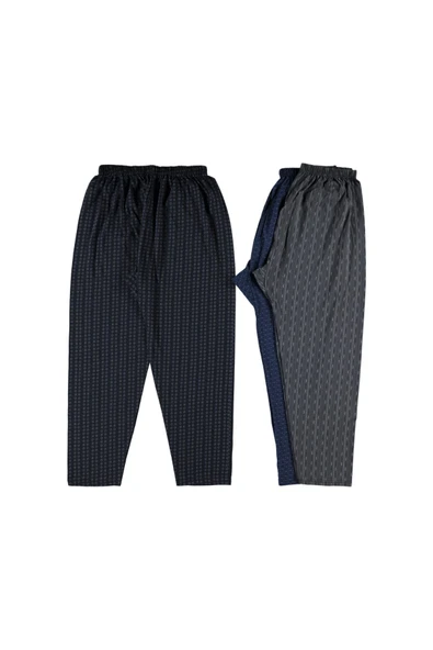 KAVAKLIDERE GİYİM Erkek Pijama Alt Baskılı cepsiz Tek Alt ürün görseli