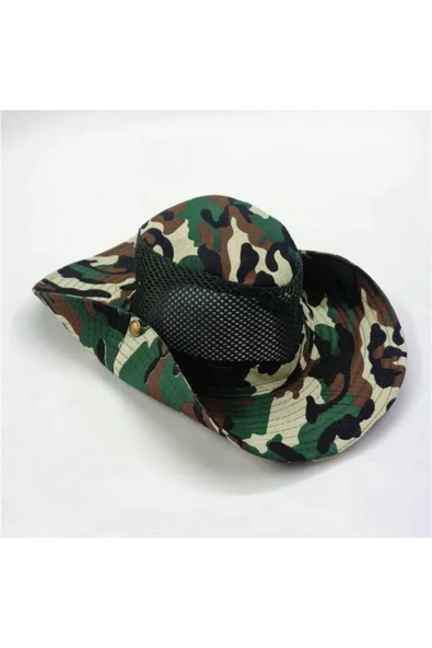 Kardelen Butik Denizli Sniper Camouflage Şapka ( 56-58 Cm ) ( Kahve ) - 3