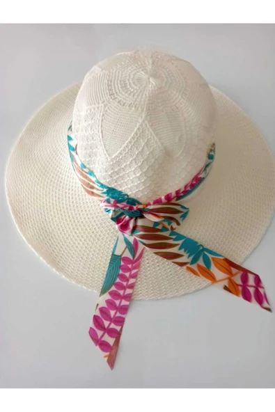 AYS plaj şapka leopar - Resim 3