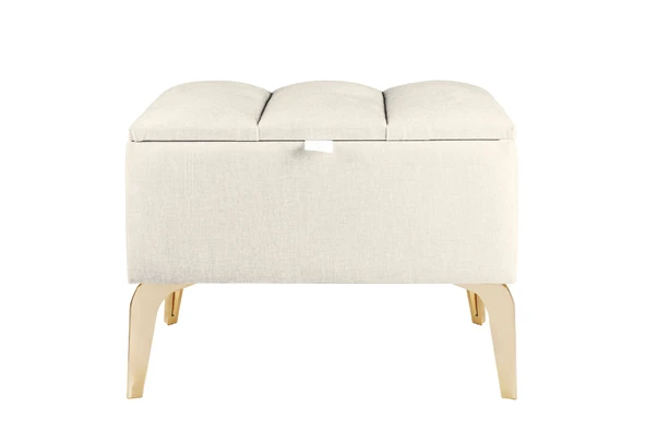 Vetra Mini Gold Royal Sandıklı Dekoratif Puf - Resim 6