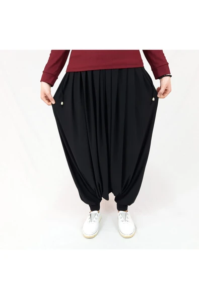 KAVAKLIDERE GİYİM Şalvar Niğde Model Ribana Paçalı - Resim 2