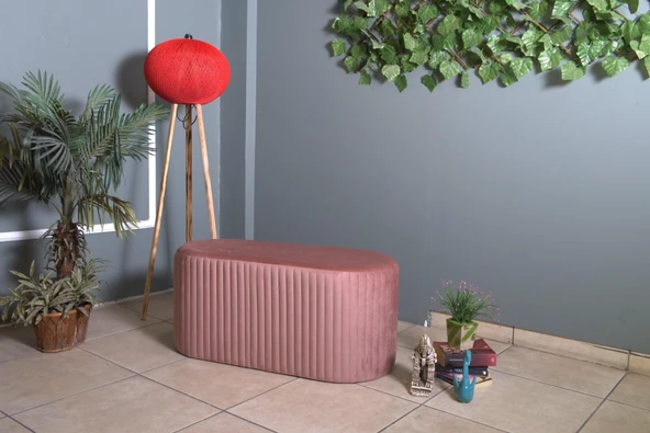 Velutto Lungo Lounge Puf - Resim 6