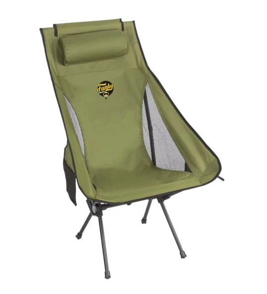 Sky Ultralight Katlanabilir Kamp Sandalyesi Haki 2 Adet - Resim 2