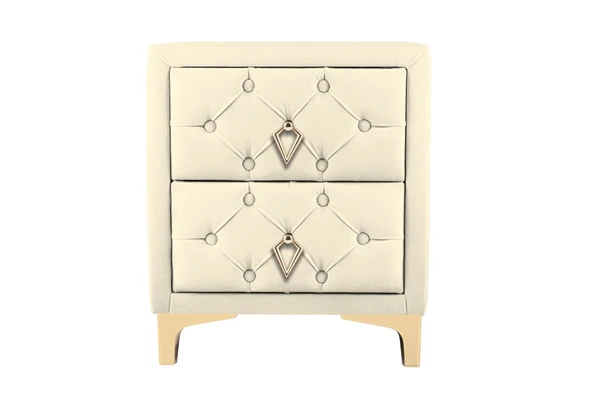 Ruby Gold Komodin, 2 Çekmeceli - Resim 2