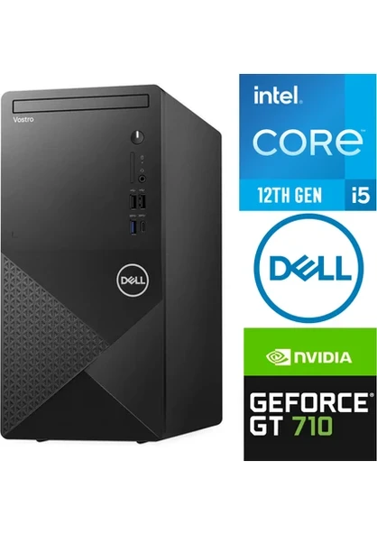 Dell Vostro 3030 I5-12400 16GB 512GB SSD 2 GB GT710 Windows 11 Pro Masaüstü Bilgisayar Masaüstü Bilgisayar N6004VDT3030MTU 019