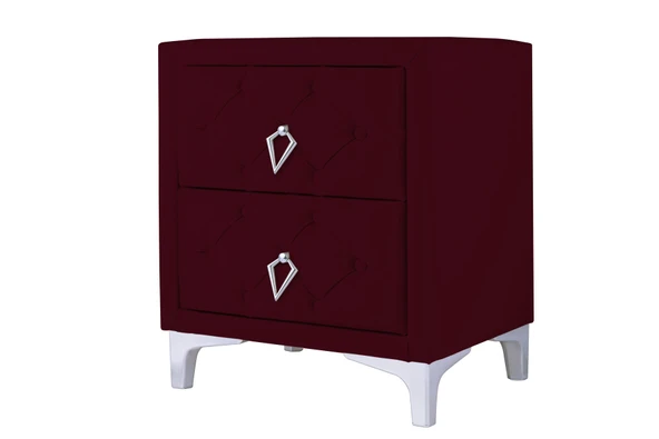 Ruby Gold Komodin, 2 Çekmeceli - Resim 7