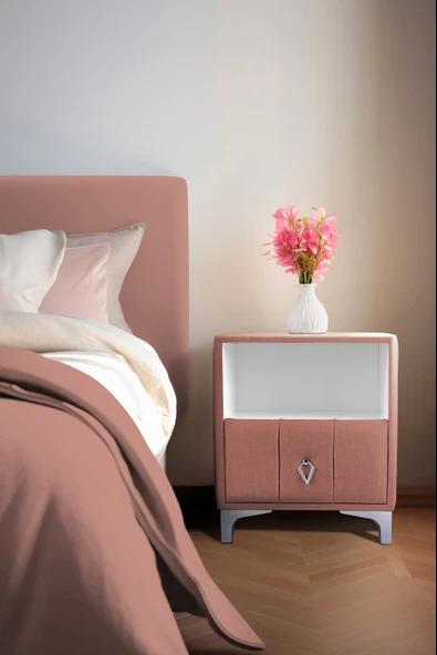 Singular Silver Komodin, Raflı - Resim 9