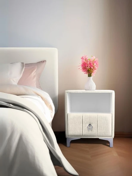 Singular Silver Komodin, Raflı - Resim 5