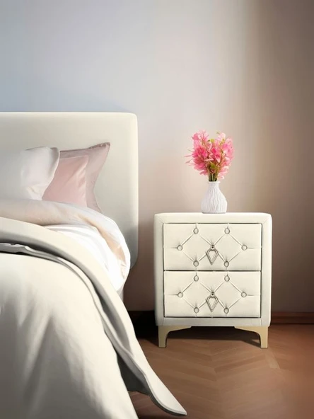 Ruby Gold Komodin, 2 Çekmeceli ürün görseli