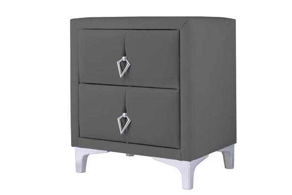 Harmony Silver Komodin, İki Çekmeceli - Resim 3