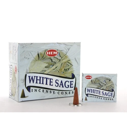 White Sage Aromalı Konik Tütsü ürün görseli