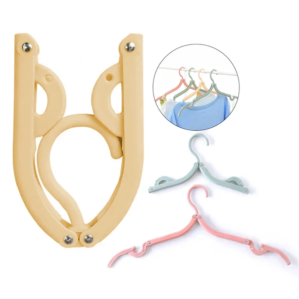 Seyahat İçin Taşınabilir Portatif, Akıllı Katlanabilir Askılık - 5 adet ürün görseli