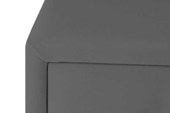 Doppia Linea Silver Komodin, İki Çekmeceli - 4