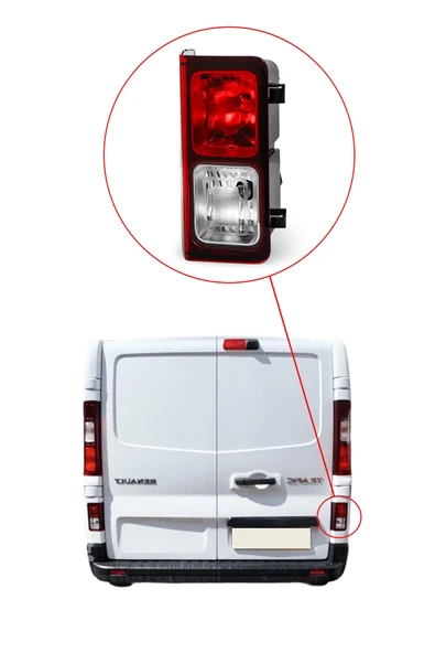 Trafic 3 - Opel Vivaro Arka Sis Lambası - SAĞ - 265548758R - Resim 4