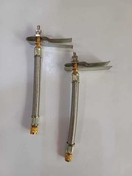 Sibop Ilavesi 16 Cm Çelik Hasırlı, Hortumlu Çift Satılır ürün görseli