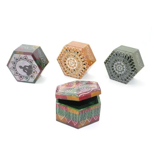 Obsidian Taşı Kutu Model 6 ürün görseli