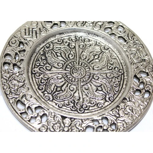 Metal Yuvarlak Tütsülük Model 8 - Resim 2