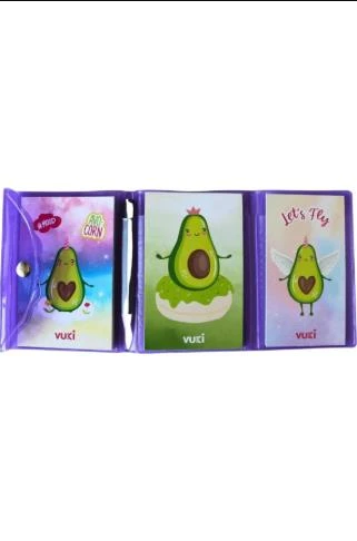 VUKI RENKLI MINI KALEMLI DEFTER AVOKADO VK-0114-04 ürün görseli 1