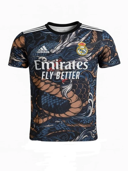 Real Madrid R02846 Kylian Mbappe Özel Konsept Çocuk Forması ürün görseli