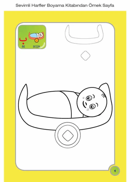 Okul Öncesi Sevimli Elifba Seti - Resim 5