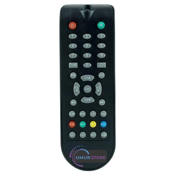 Mersat Mini Uydu Alıcı Kumandası ürün görseli 1