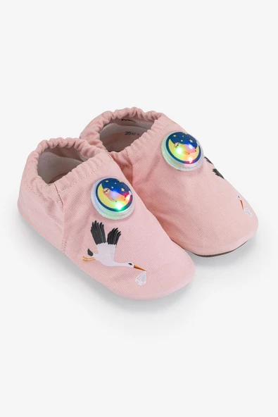 Işıklı Bebek Patik Tak & Çıkart #Tags Toz Pembe - Resim 3