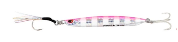 RYUJI SILENT JIG 40GR PINK ZEBRA GLOW ürün görseli 1
