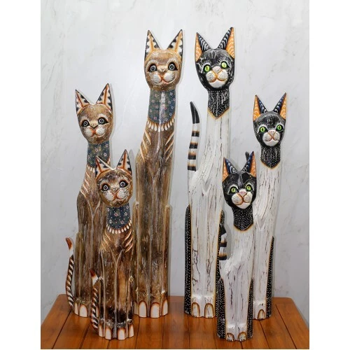 Ahşap 3'lü Kedi Seti 1 Metre Model 3 ürün görseli