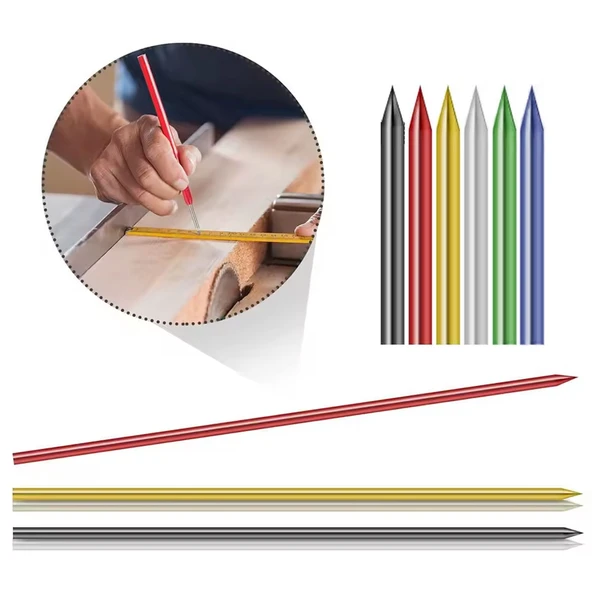 Derin Dip Konum Delik İşaretleme Kurşun Kalemi Yedek Uçları, 6 Adet Uç, ürün görseli