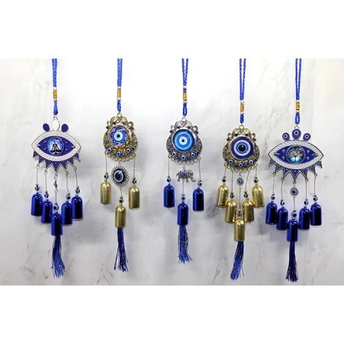 Metal Nazar Boncuğu Çan Model 1 ürün görseli