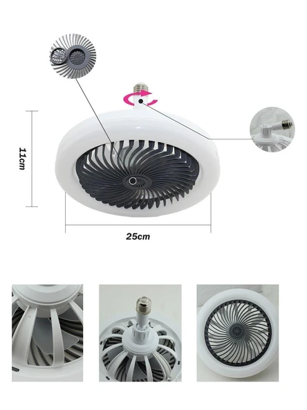 Neno 3 Renk Ledli Pervane Ampul 30W