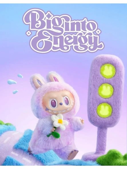 Labubu Oyuncak , Şanslı Kör Kutu, Canavar Peluş Bebek Oyuncak, Big Into Energy Series (1 Kutu) - 2