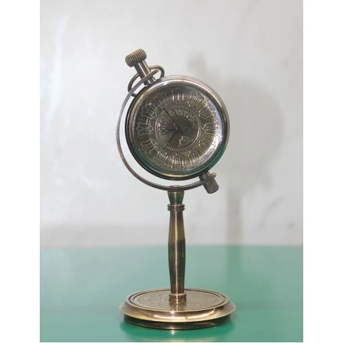 Masa Üstü Pirinç Saat Model 6 ürün görseli