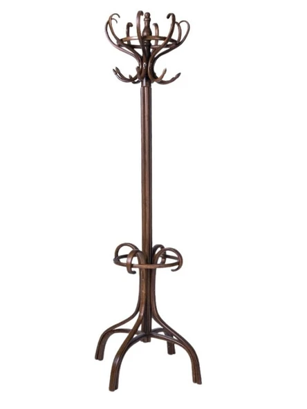 Hawthorne 8'lı Ahşap Tonet Askılık - Resim 2