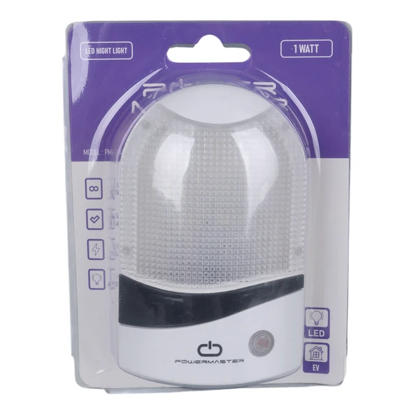 1 Watt Ledli Fotoselli Sensörlü Gece Lambası - Resim 3