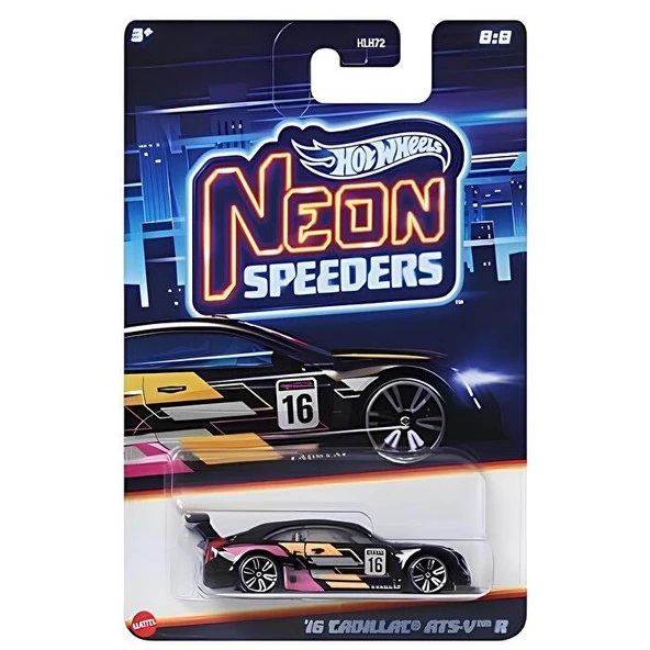 Hot Wheels Neon Speeder Arabalar 16 Cadillac ATS-V R HLH72 HRW82 ürün görseli