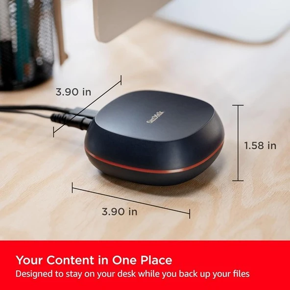 SANDISK 4TB DESK DRIVE SDSSDT40-4T00-EM25 SSD USB 3.2 HARİCİ DİSK - 2