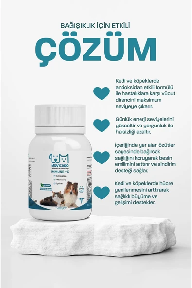 muvicado Kısır Kedi Özel Takviye Seti C Vitamin Tablet Multivitaminli Malt Balık Yağı - 7