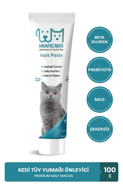 muvicado Kedi Tüy Sağlığı Destekleyici Güçlendirilmiş Set (Damla-Balık Yağı-Kedi Tüy Yumağı Önleyici Malt) - 4