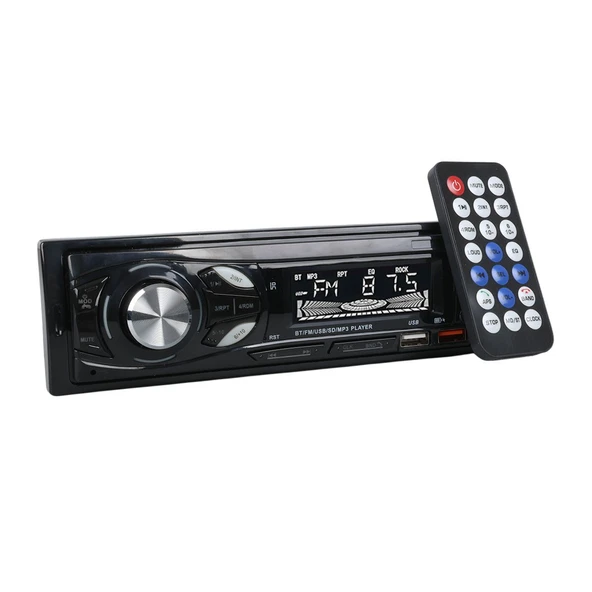 Carstar CS-107 Çift USB/SD/FM/AUX/Bluetooth Oto Teyp - Resim 3