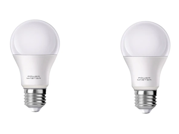 2 Adet, E27, 12 Volt, 10 Watt, Beyaz 6500K, Led Ampul, (DC 12 Volt Aküler İçin), Kamp, karavan, tekne ve 12V akü sistemleri, Powermaster