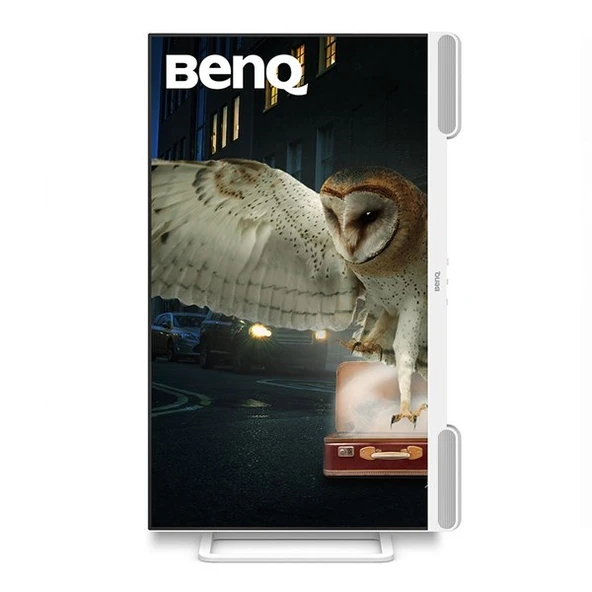 BENQ 27" IPS EW2790U 5MS 60HZ HDMI-TYPEC PIVOT EĞLENCE MONİTÖRÜ BEYAZ 3840X2160 - Resim 7