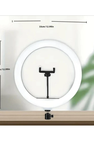 SMAYLİNG "14'' Ring Light Tripod & Bluetooth Kumandalı Işık - YouTube, TikTok, Instagram Çekim Işığı" - 3