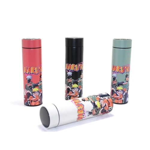 Anime Baskılı Dijital Göstergeli Termos 500 ml Model 3 ürün görseli