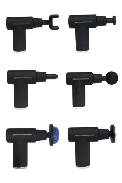 SMAYLİNG Sıcak Ve Soğuk Terapili Masaj Tabancası - Şarjlı Isıtmalı Masaj Cihazı - Sporcu Masaj Aleti - 8