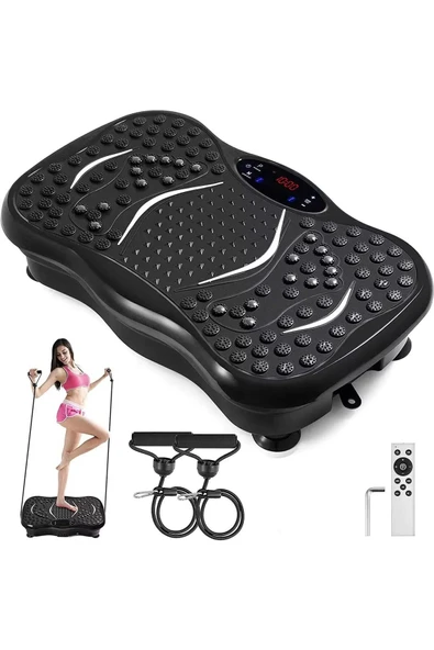 SMAYLİNG Titreşimli Spor Aleti Bluetooth & USB Müzik Çalarlı Egzersiz ve Platformu - 7