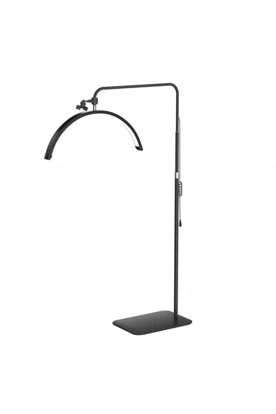 SMAYLİNG 24İnç Ay Lamba Sedye Üstü Cilt Bakım Led Video İşlem Ve Çekim Işığı Dolgu Işık Kalıcı Makyaj Tatto - 5