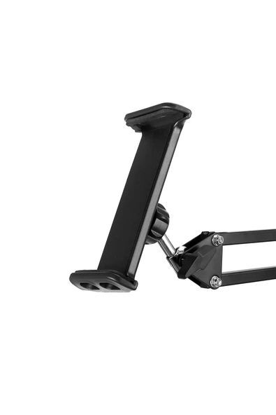 SMAYLİNG Metal Ayaklı 3 Eklemli Teleskopik Tablet ve Telefon Tutucu Stand – 360° Ayarlanabilir - 5