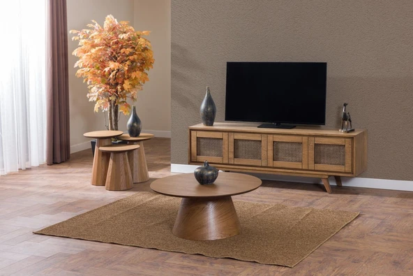 Oslo Meşe Orta Sehpa - Resim 5